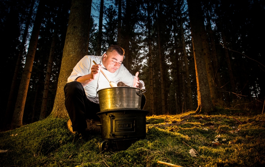 Portrait du chef Laurent Bâlon